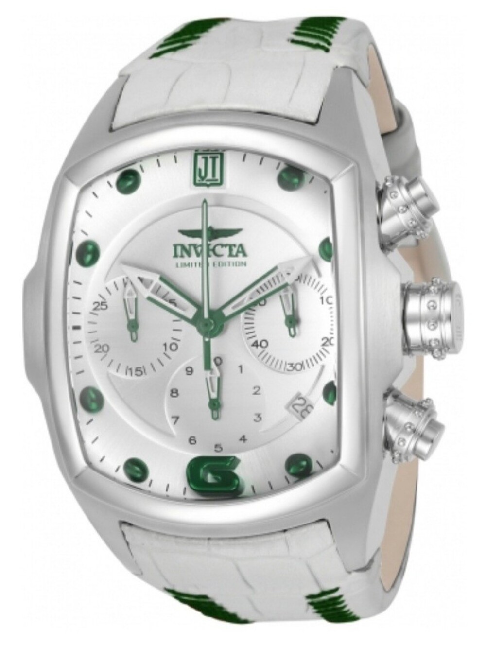 Invicta Limited Edition Jason Taylor Quartz Green & White Men's Watch 24070